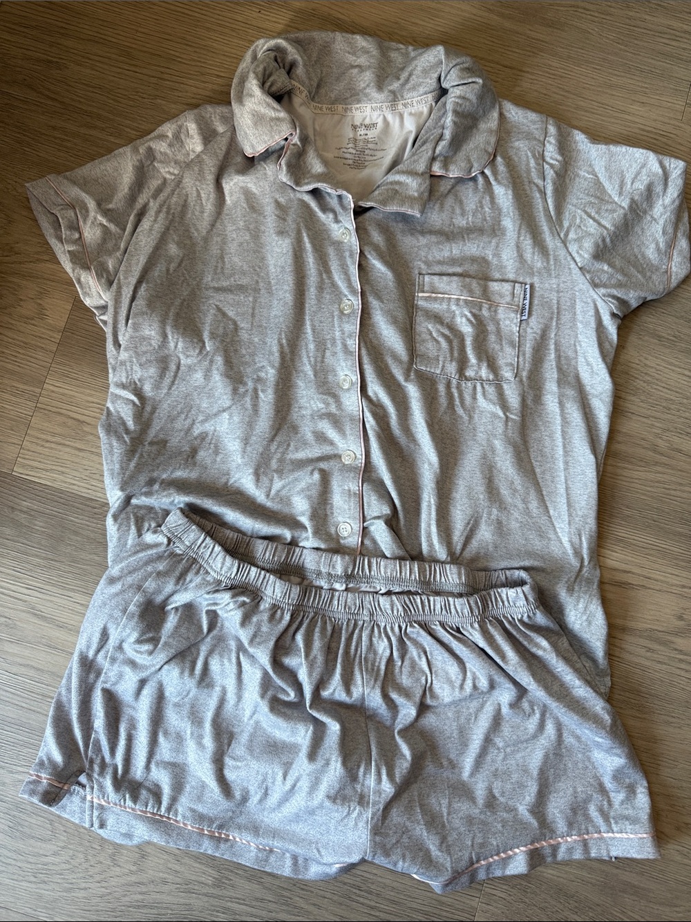 Nine West Pajama Set - Light Gray